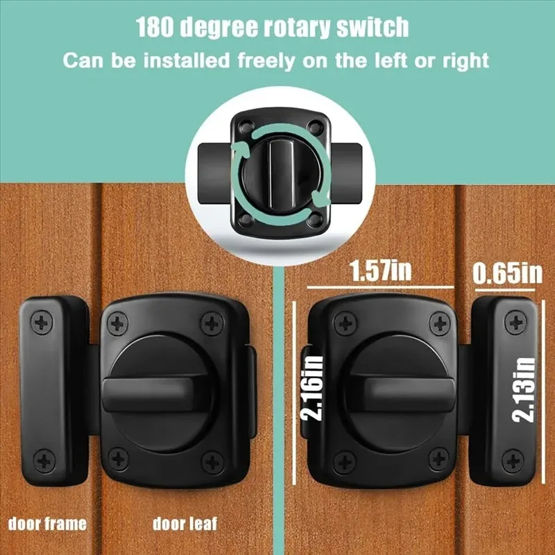 قفل مزلاج البوابة، قفل المزالج، أجهزة البوابة الآمنة ذات الوجهين