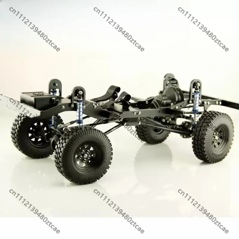 Metal Chassis Frame, Simulation RC Rock Crawler, Compatible With New‑Style D90 Hard Body Shell, Off‑Road Car Upgrade Spare‑Part