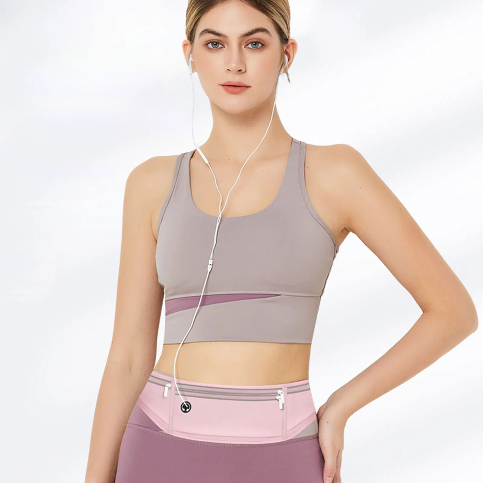 Adjustable Running Waist Bag,Sports Belt Pouch Mobile Phone Case Men Women Hidden Pouch Gym Sportsbags Running Belt Waist Pack