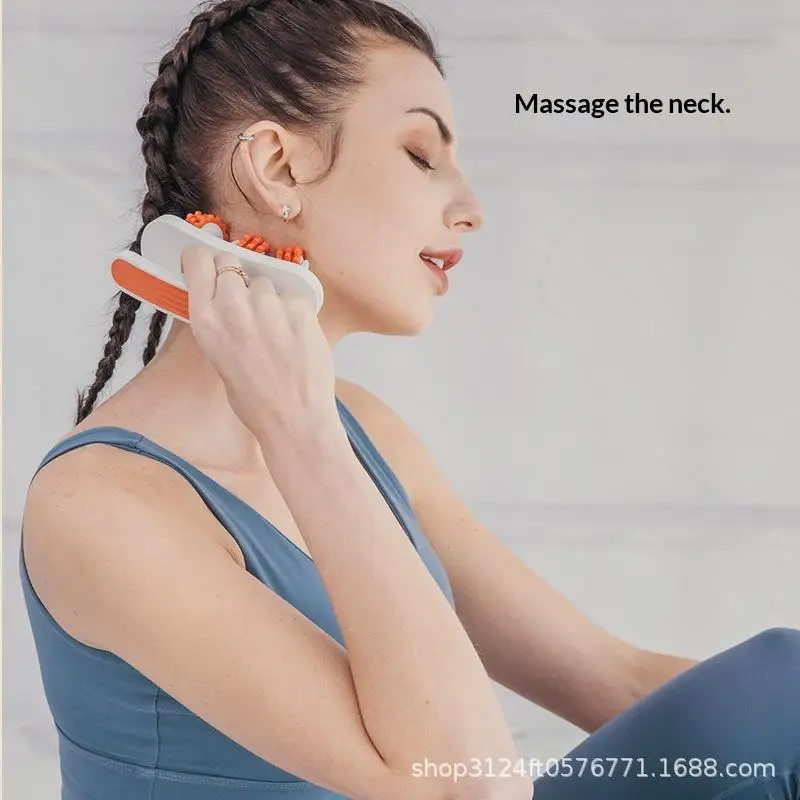 Multifunktions-Ring-Beinmassagegerät, Massagerolle mit abnehmbaren Griffen für Ganzkörper-, Nacken-, Schulter- und Bauchmuskel-Schlankheitsmassage – Detail 5