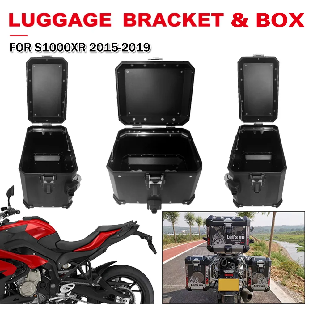 

Motorcycle Tail Luggage Case Top Box Pannier Rack Side Trunk Saddlebag Suitcase Bracket Accessories For BMW S1000XR S 1000 XR