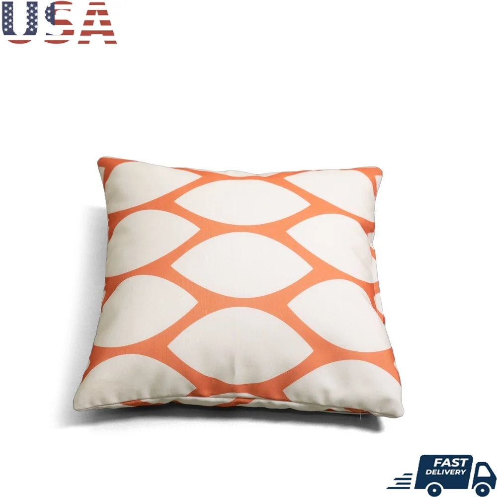 

Weatherproof Square Pillow Bean Bag Decor Durable Sunmax Fabric Outdoor Comfort Perfectly Filled Double-Stitched Zippered Handle