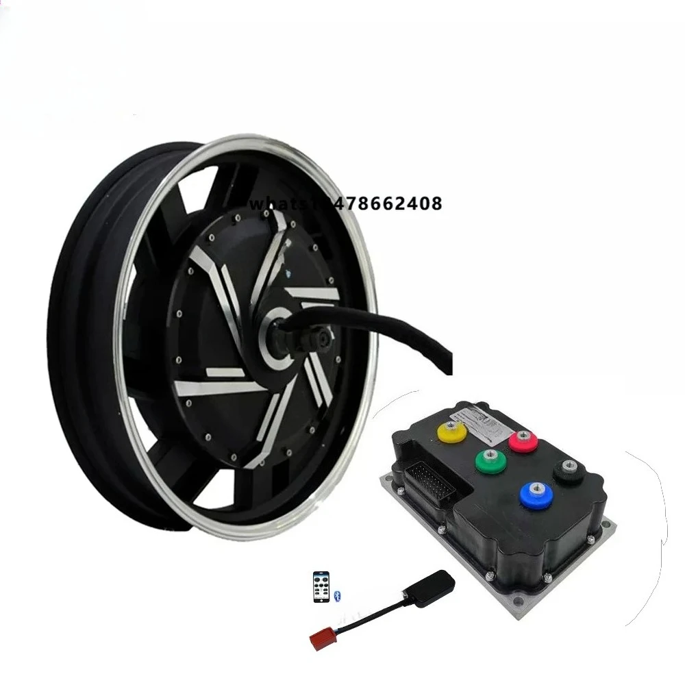 

17X3.5inch 8000W V3 72V 120kph Hub Motor with ND72850 Controller New Power Train Kits for Electric Motorcycles
