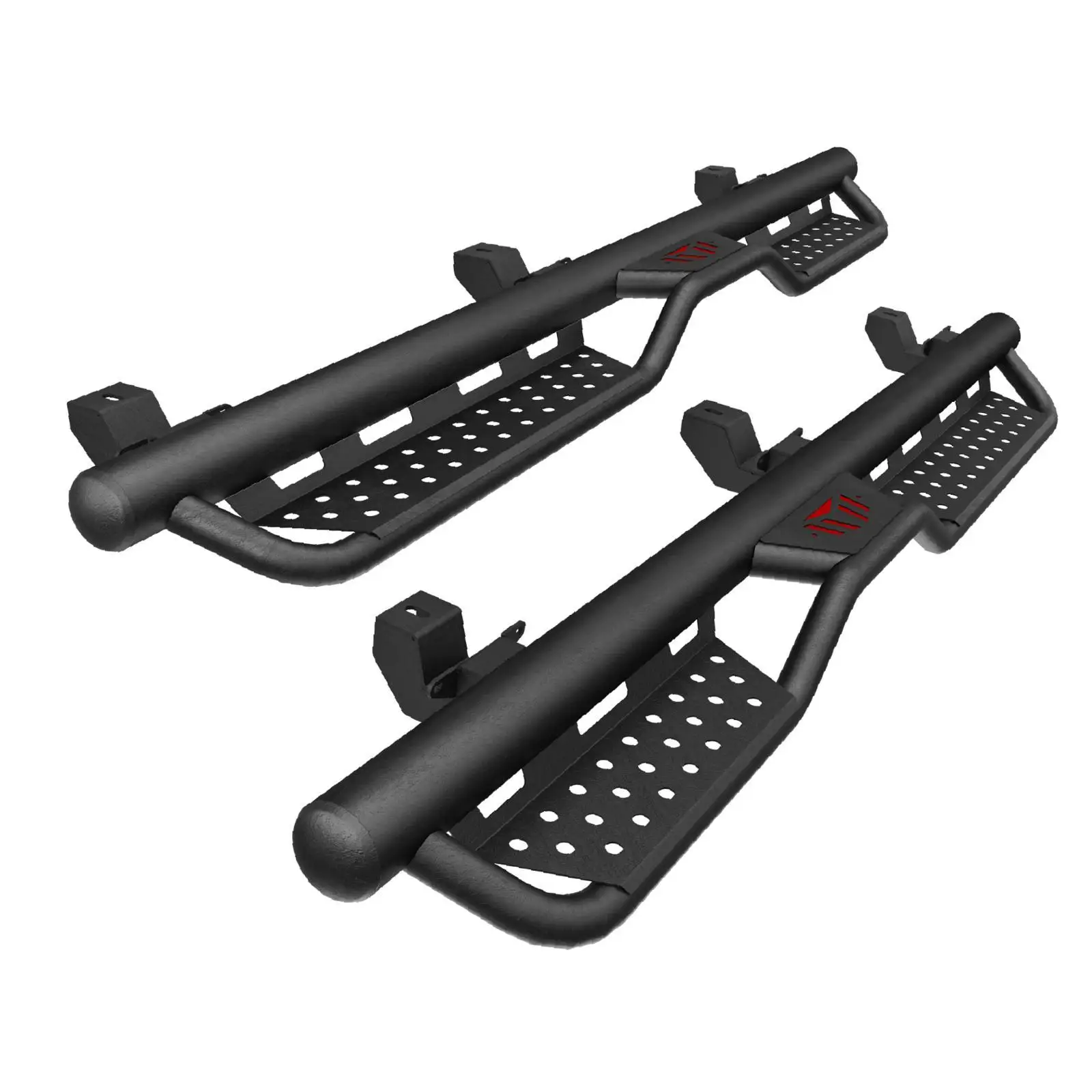 

Heavy Duty 70 Inch Side Steps Powder Coated Drop Step Running Boards for 2018-2025 4 Door Truck