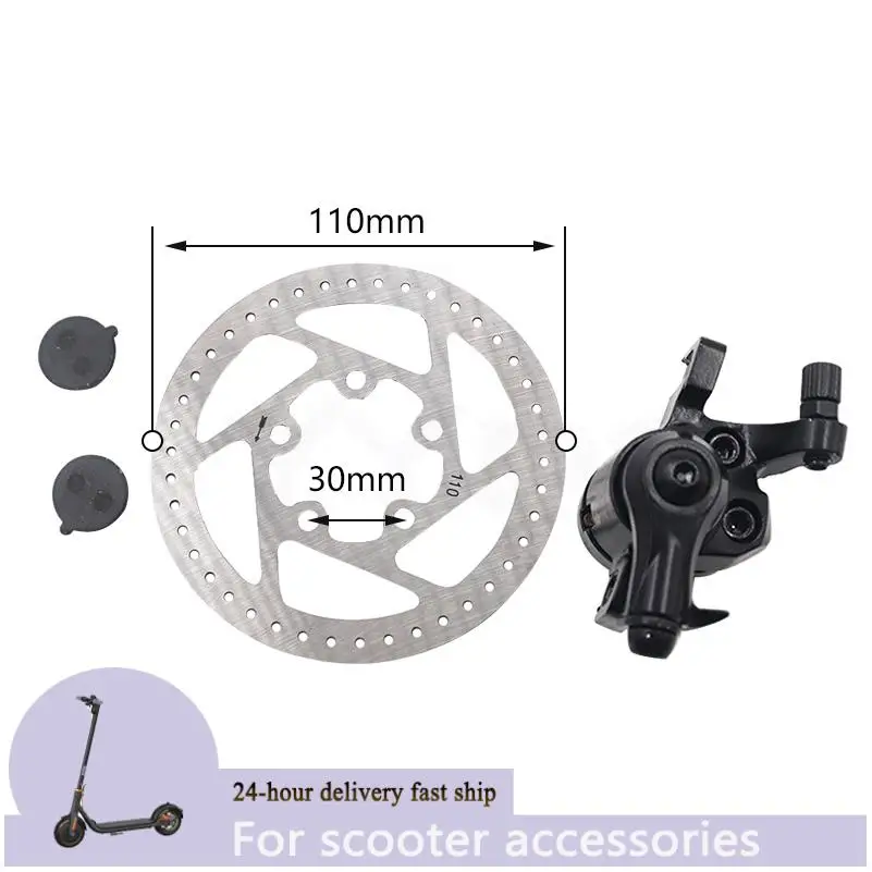 Kit de Rotor de disco de freno Xtech, palanca de freno de 110mm para Xiaomi Mijia M365, piezas de patinete eléctrico, accesorios de repuesto M365