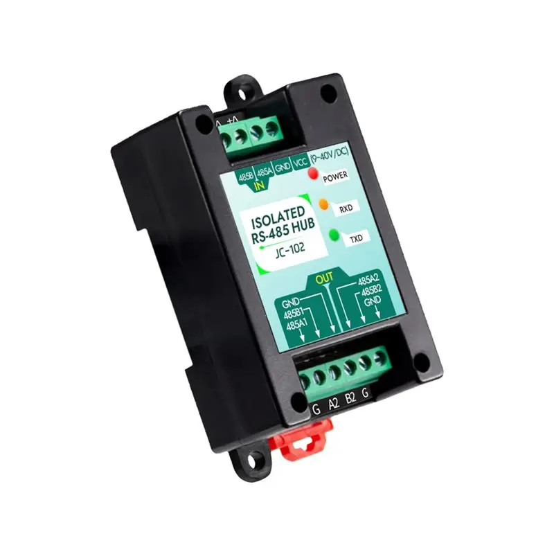 Módulo repetidor Y43A-RS-485 Conversor RS485 Modbus-RTU Comunicação de distância de transmissão de rede estendida