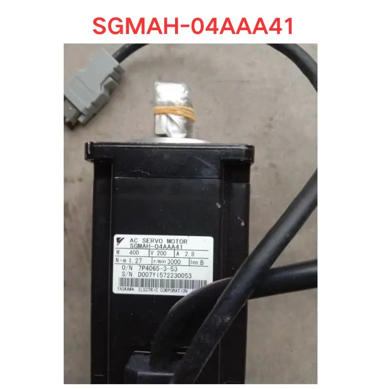 Used OEM disassembled parts SGMAH-04AAA41 electrical machinery Functional test OK Fast delivery