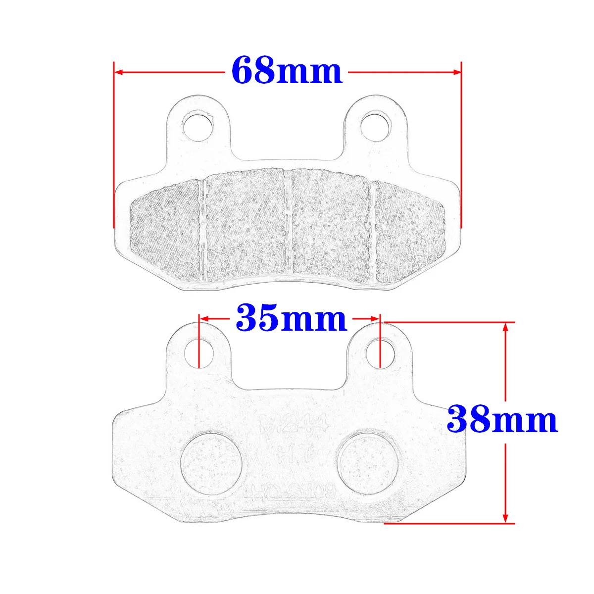 For Surron Ultra Bee Enduro Dirt Bike Electric Motorcycle Accessories OEM Original Front Rear Brake Pads Copper Based Sintering