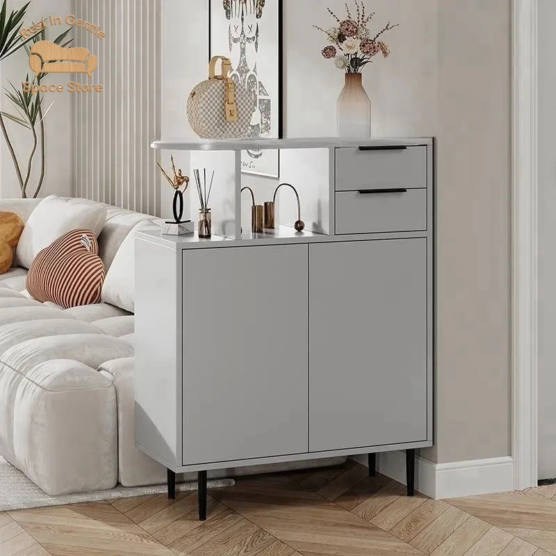 New shoe cabinet integrated entrance partition home entrance living room double-sided