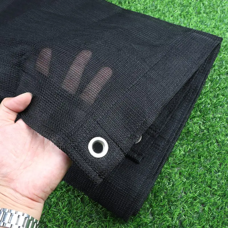 260GSM 75% 5~8 Years Anti UV Black Mono HDPE Sunshade Net Bonsai Succulent Plants Cover Garden Fence Privacy Screen Netting