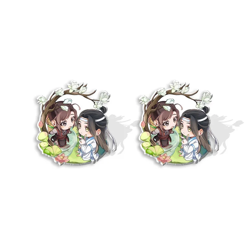 Anime Grandmaster Of Demonic Cultivation Cosplay Earring Mo Dao Zu Shi Figure Lan Wangji Wei Wuxian Acrylic Stud Earrings Jewelr