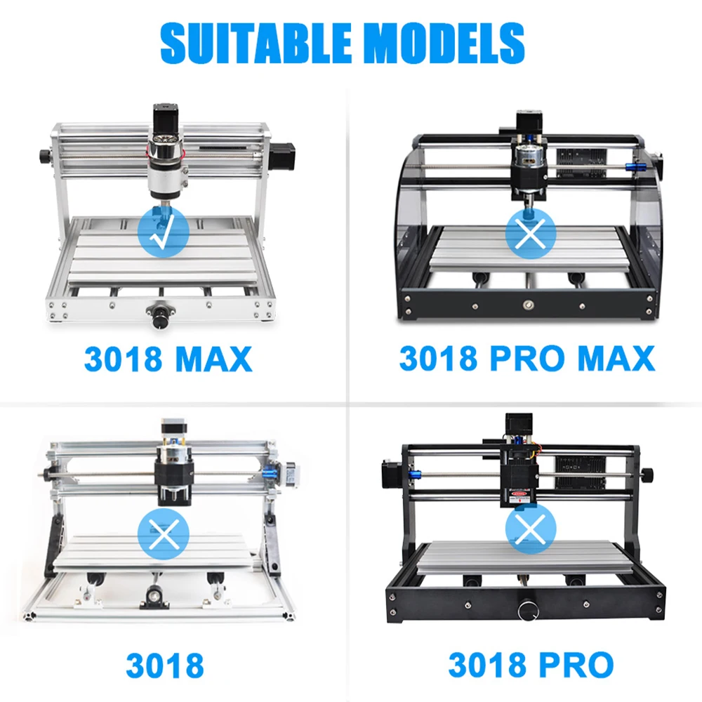 Yofuly CNC 3018 Max Upgrade Kit Y-Axis Extension Kit for 3018 to 3040 CNC Engraving Milling Machine 3018 Max Laser Engraver