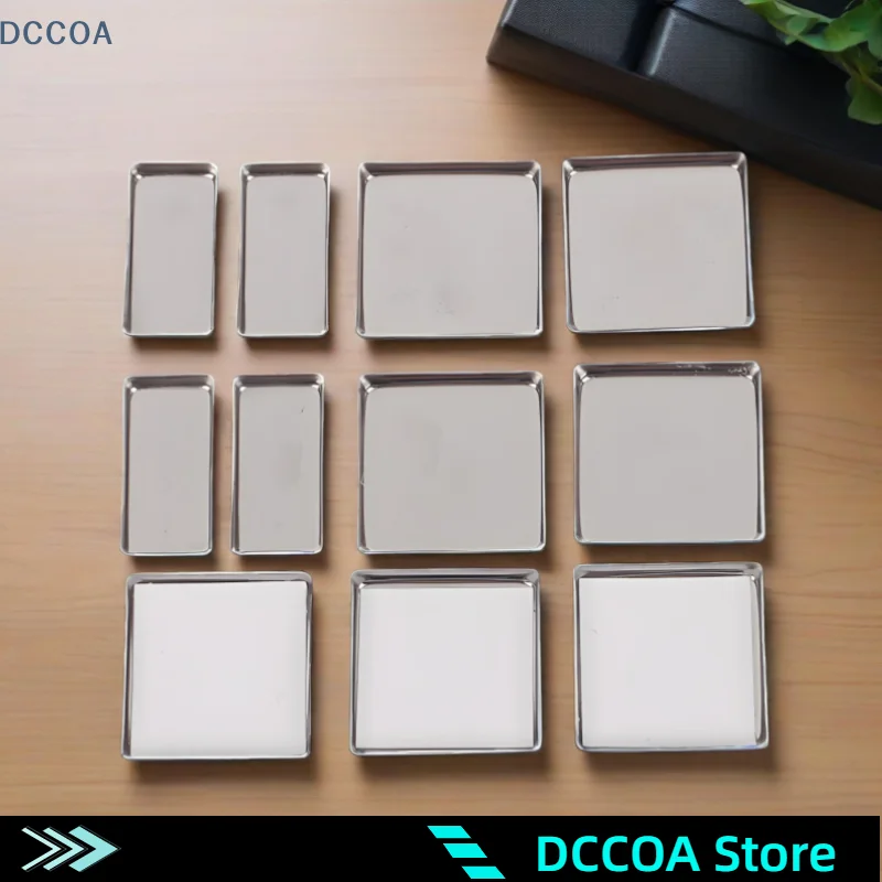 1/2/5/10Pcs 0.5ml/1ml/2ml Watercolor Box Magnetic Aluminum Palette Packaging Grid Travel Box Professional Paint Art Supplies