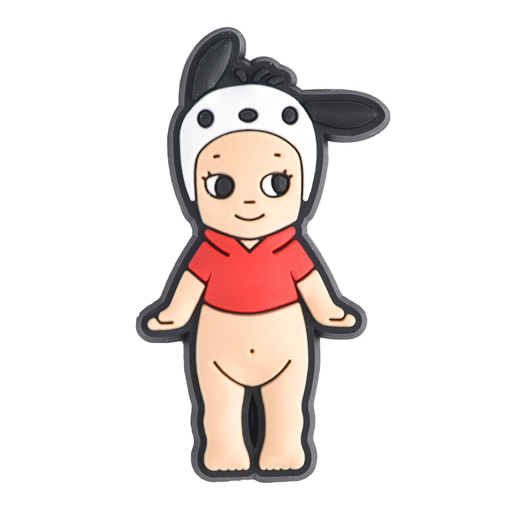 Cartoon Baby Shoe Charms Kids Boys Girls Angel Baby Shoe Decoration For Clog Sandals Charm Shoes Pins Accessories Chrisrams Gift image 6