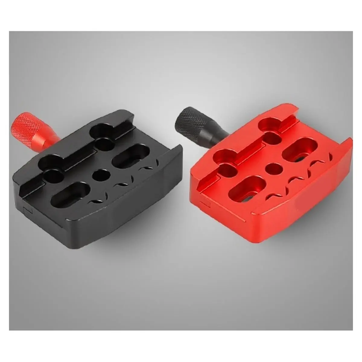 90mm Quick-Release Dovetail Clamp (75° Mounting Angle, Compatible with 44mm Narrow Dovetail Plates) Red