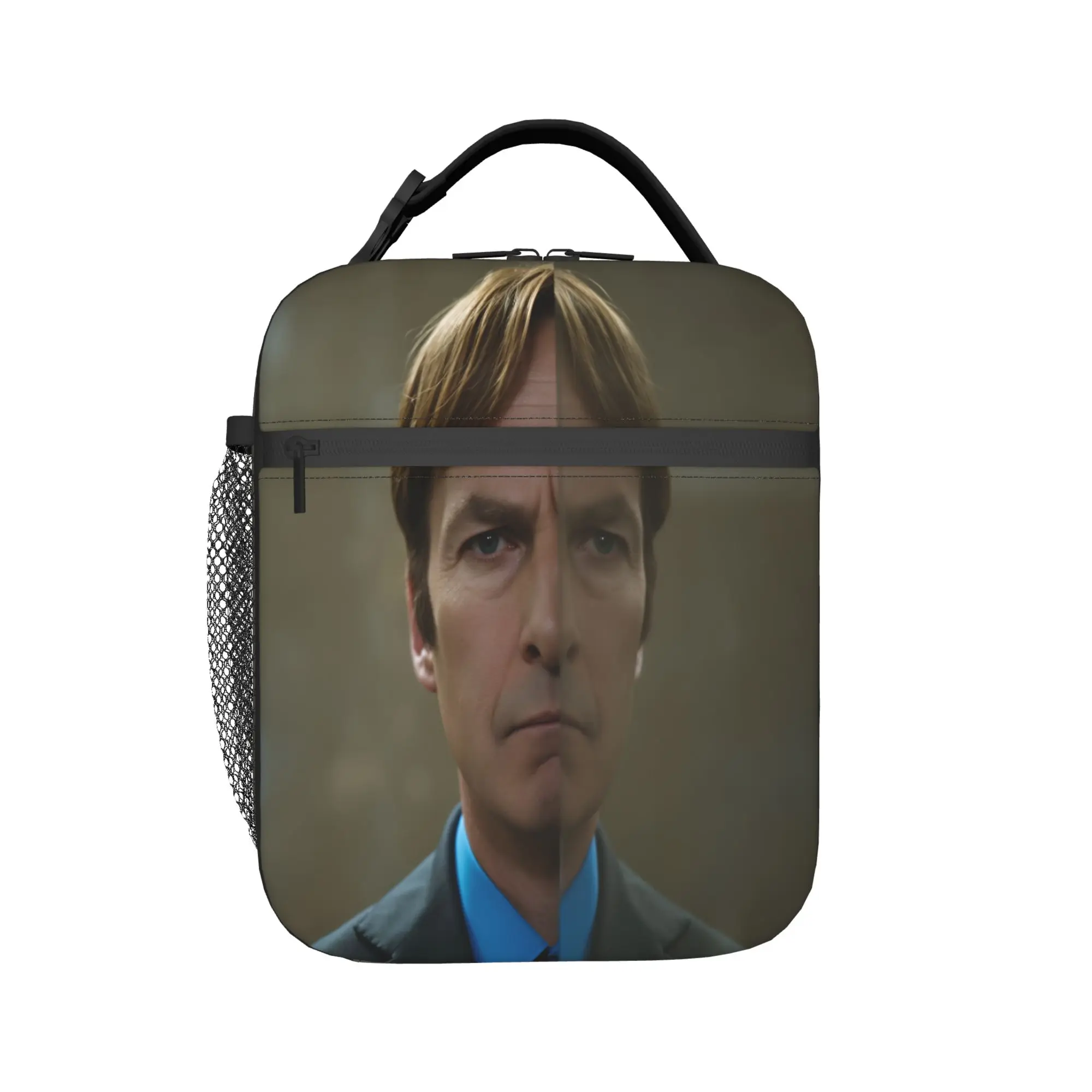 Saul Goodman Actor  Lunch Bag Breaking Bad Casual Lunch Box Picnic Portable Zipper Thermal Lunch Bags For Men Cooler Bag