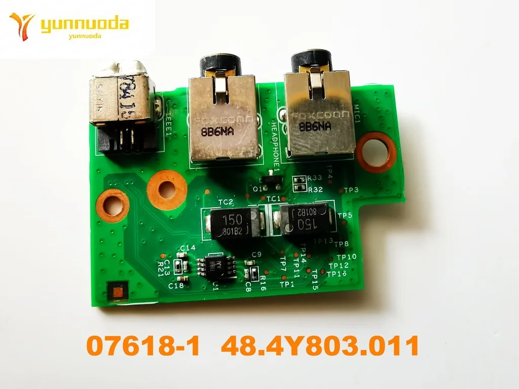 Original for HP EliteBook 2730p Laptop Sound Audio Board  07618-1  48.4Y803.011 tested good free shipping