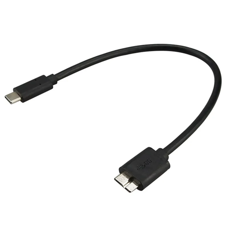 10Gbps Type C To Micro B USB3.0 Cable HDD Cable 3A Hard Disk Drive Fast Transfer Data Cord For Laptop Phone External Disk Tablet