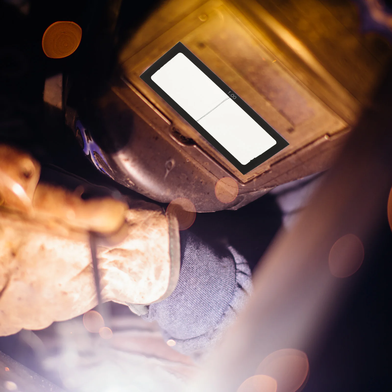 

1Pair Welding Magnifying Lens Clear 1.0 Magnifier Lens for Cutting Arc Welding Safety Eyewear Accessories