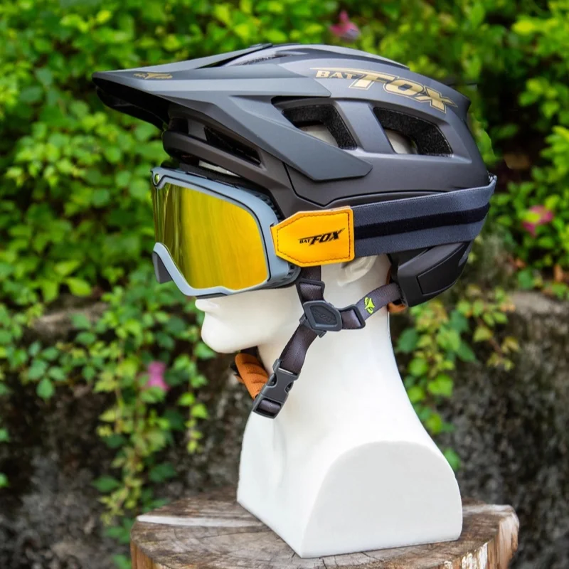 

Шлем BATFOX, скоростной велосипедный шлем MTB, комбинированный пакет ограниченного времени с очками MTB для мужского велосипедного шлема, шлем Casco для электронного велосипеда