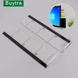 For Sticky Note Transparent Name Card Desktop Plastic Phone Holder Creative Acrylic Monitor Message Memo Board