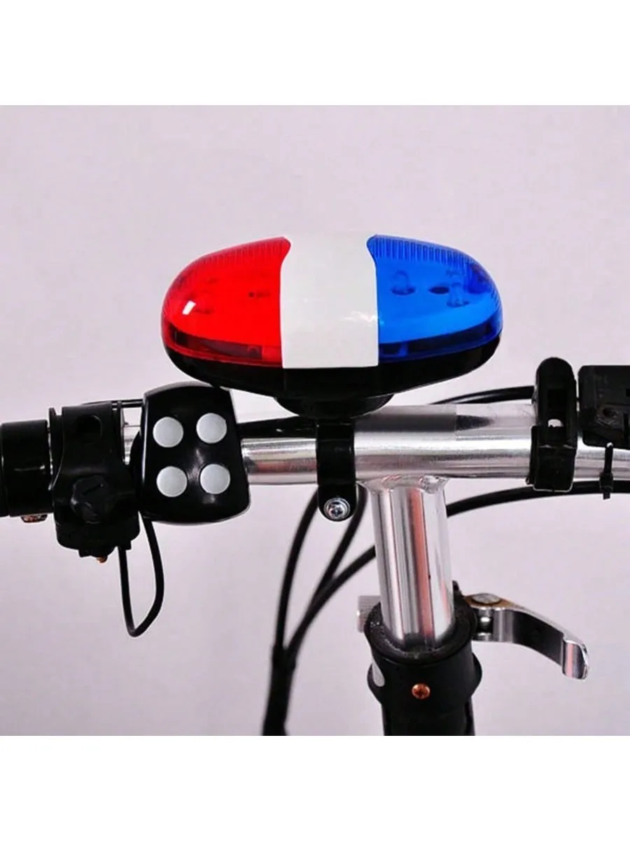 AliExpress NONE 1pcs Bicycle tail lights, horn, waterproof bicycle bell, 6 flashing LED lights, bicycle accessories