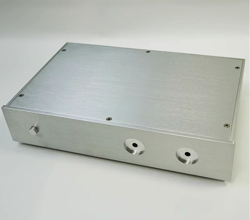 hifi1327 All aluminum amplifier chassis / Preamplifier case / AMP Enclosure DIY box (346 *70*213mm)