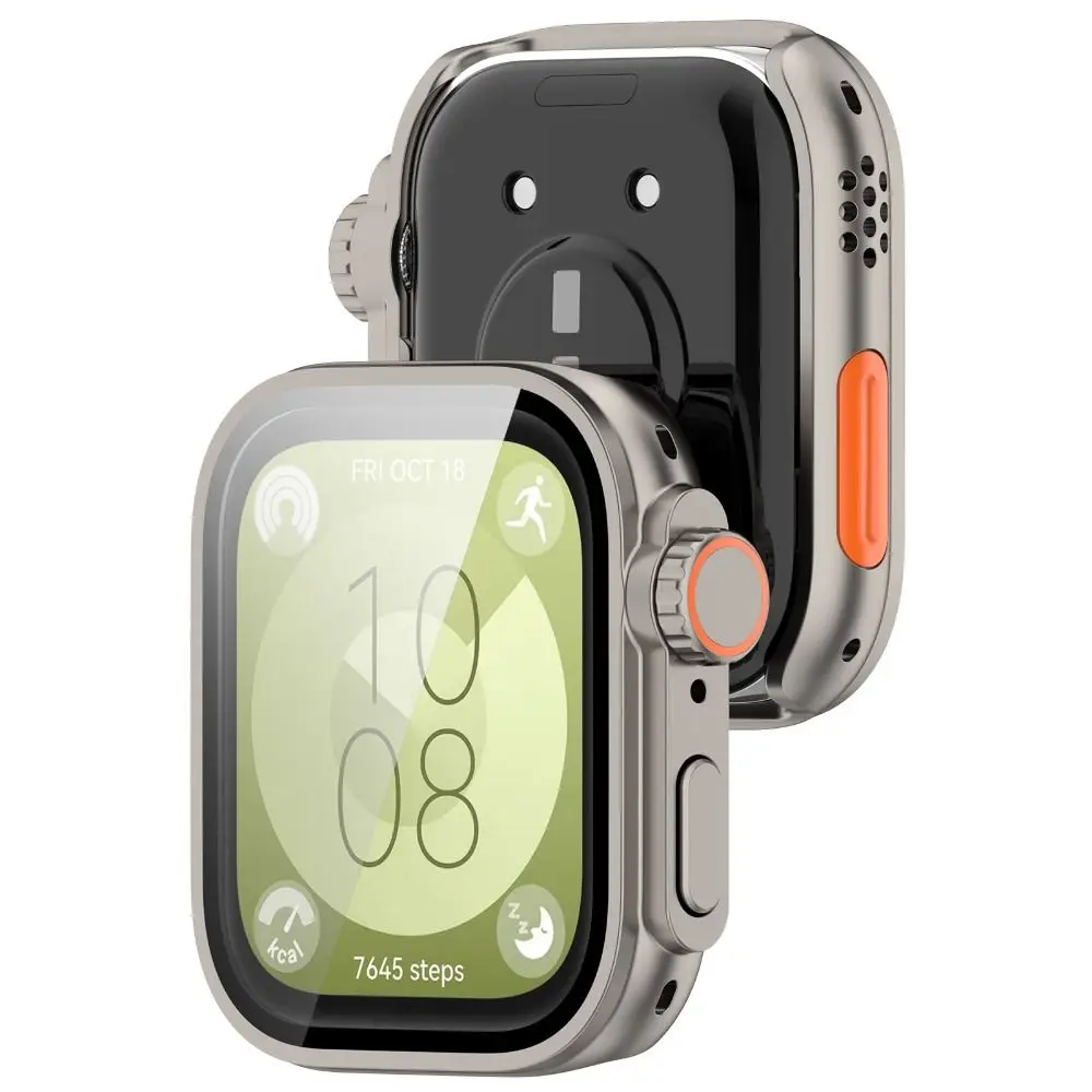 Appearance Upgrade Ultra2 Change to Ultra2 Case Smart Watch PC Tempered Screen Protector Accessories for Huawei Watch Fit 3