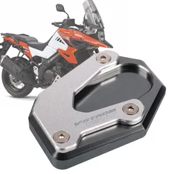 Motorcycle Kickstand Foot Side Stand Extension Pad Support Plate Enlarge Stand Fit For Vstrom 1050 V-strom 1050XT 1050 XT