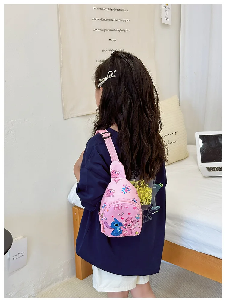 Bolso de pecho de un solo hombro para niños, Mochila pequeña de princesa de dibujos animados, bolsos cruzados, regalos, 2024