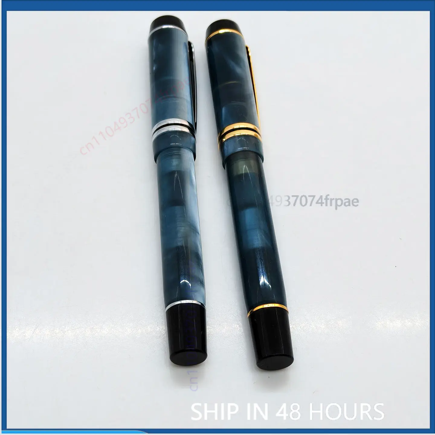 

For Kaigelu Kangaroo 316 Transparent Blue Grey Fountain Pen 35mm Large Nib Screw Cap For Office Writing Practice