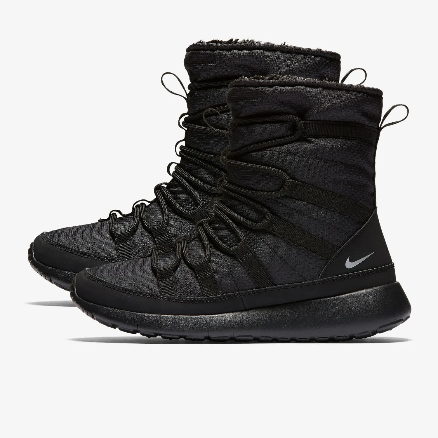 

Женские плюшевые высокие зимние ботинки Nike Roshe One (GS) для больших мальчиков 807758-001