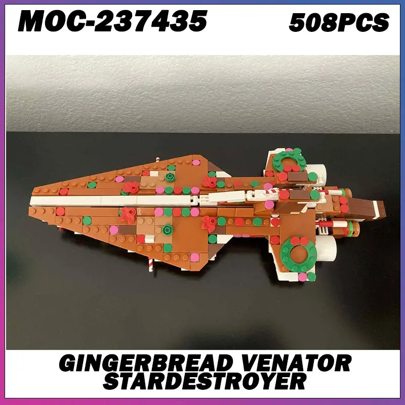 

MOC Building Block Space War Series Hot Movie Christmas Edition Spacecraft Creative Brick Model Education Toy Birthday 508PCS