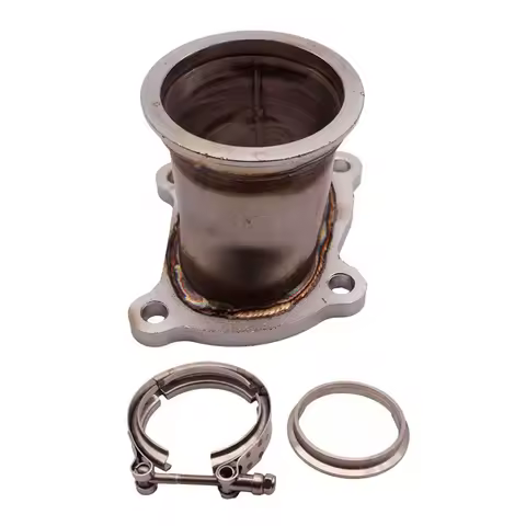 CT26 Downpipe Turbocharger Flange Stainless Steel 2.5"Outlet V-Band ForToyota
