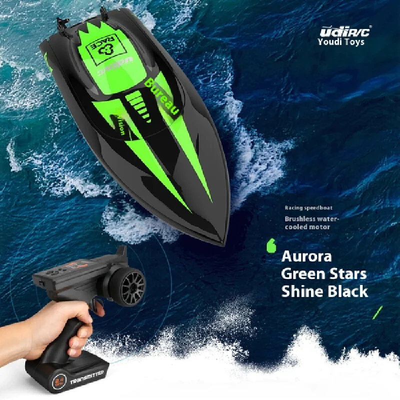 UDI908 high-speed ship water-cooled waterproof capsizing one-button reset racing brushless remote control speedboat Chinese boy