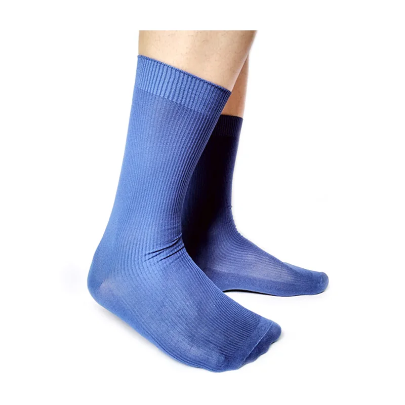 

Formal Business Silk Socks for Mens Sexy Softy High Quality Brand Classical Style Male Nylon Stockings Hoses