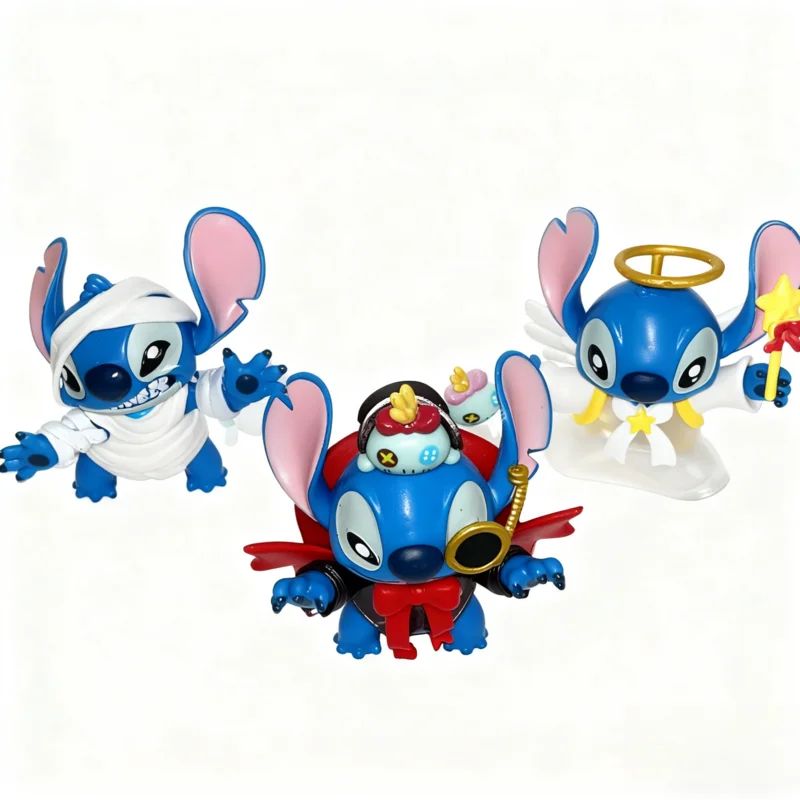 MINISO Stitch Lustige Tagebuch Blind Box Sammlerfigur Trendige Spielzeugpuppe Desktop Ornament Geburtstagsgeschenk Cartoon Charakter Figur