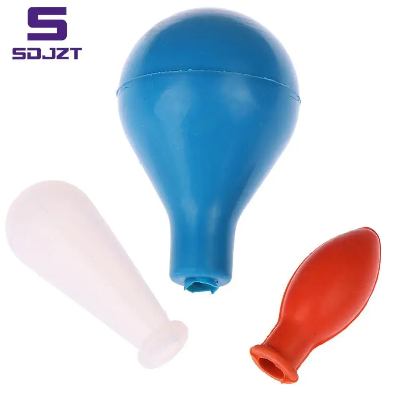 1Pc Blue Rubber Pipette Filler Bulb for 2ml 5ml 10ml Glass Pipette laboratory Dropper Cap Accessories High Quality