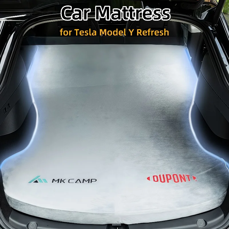 

Car Mattress for Tesla Model Y Refresh , Memory Foam Portable Foldable Mattress Pad for SUV Rear Seat Sleeping Bed, Camping