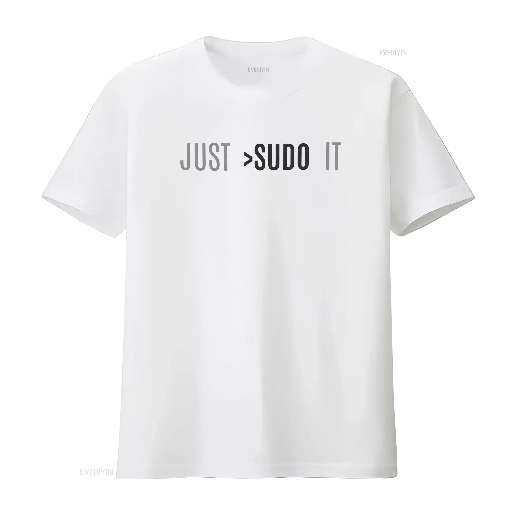 Just Sudo It T Shirt Funny Linux Command for Pros and Sysadmins vintage Washed Casual Unisex Stretched fashion Soft Breathable