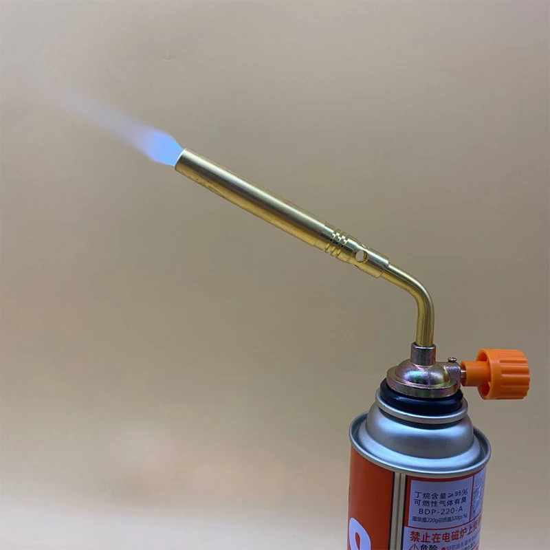 Butane Burner Welding Gas Torch Flame Gun Brazing Flamethrower Outdoor Camping BBQ Portable Soldering Heat Gun