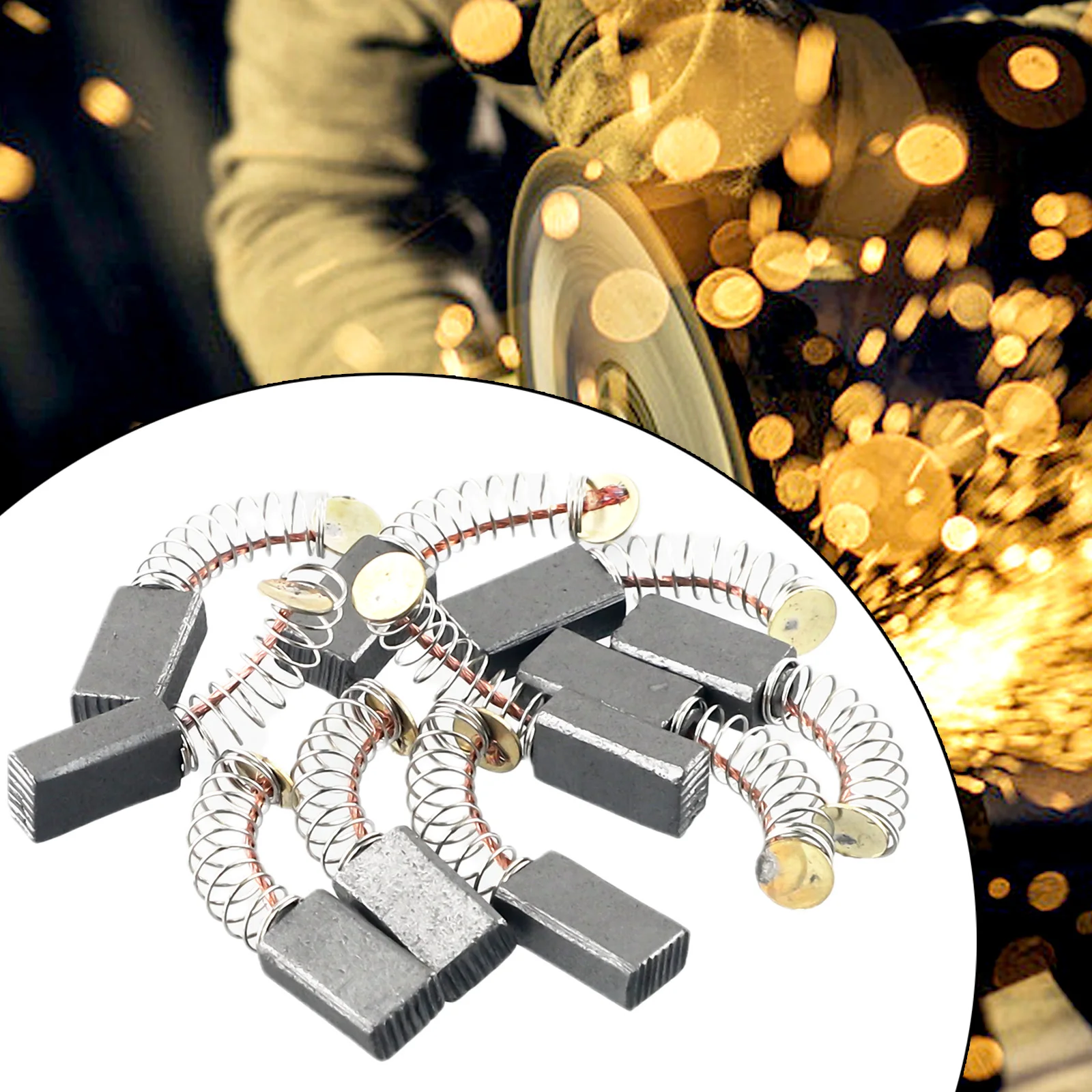 

Parts Carbon Brushes Power Kits Replacement Workout Accessories Brushes Carbon Drill High quality Metal Motor Pcs