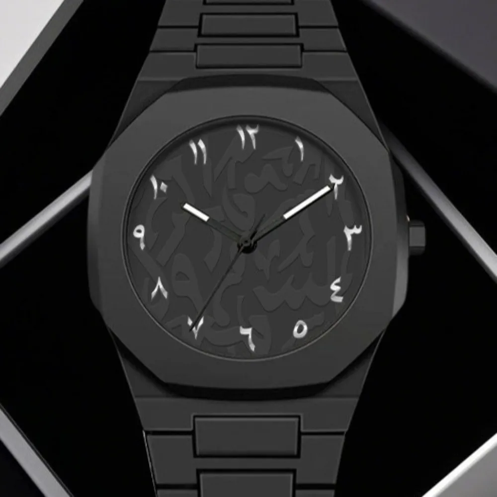 Arabic Dial Waterproof Watch Plastic Strap Round Dial Business Watch Exquisite Design Color Strap Student Sports Wristwatches