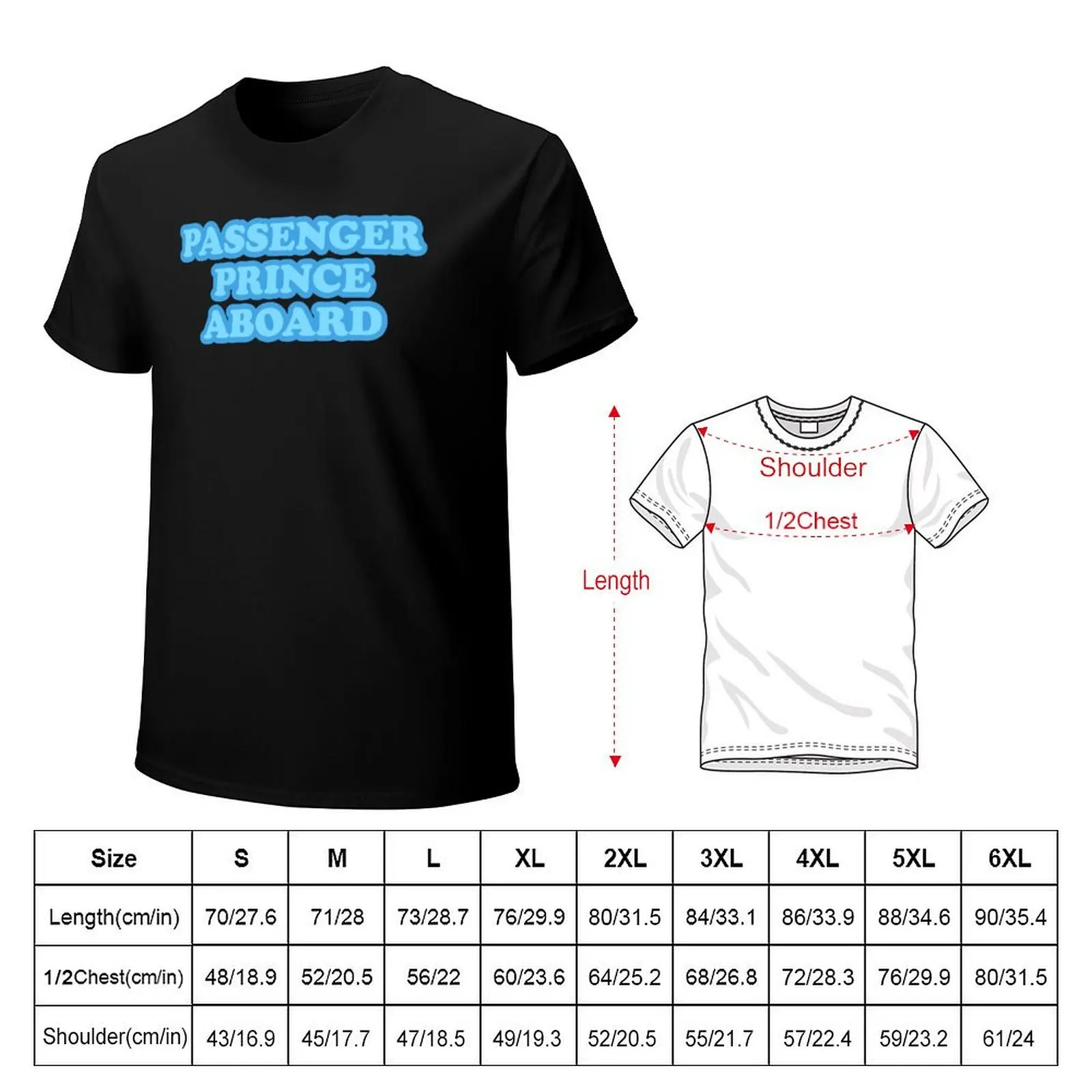 Passenger prince aboard in car in blue T-Shirt Outdoor Sports Lightweight Tee