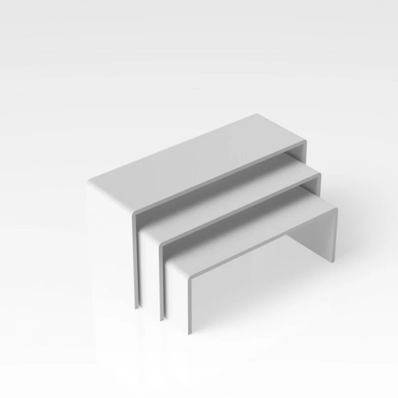 3Pcs Acrylic Display Stand for Hats and Shoes