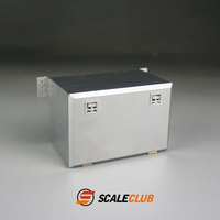 1/14 Scaleclub 90mm Toolbox Model Drag Mud Upgrade Metal For Tamiya Lesu For Man Actros Car Parts Rc Truck