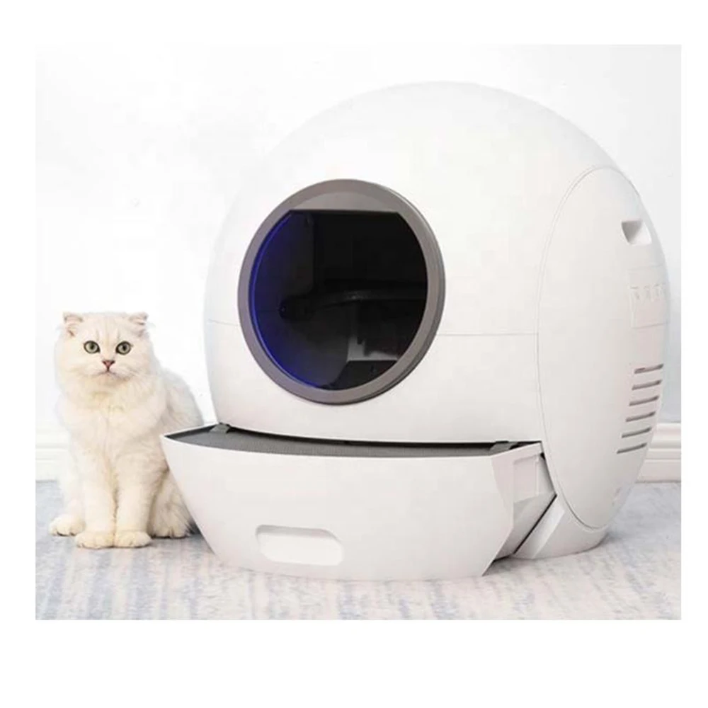 

Luxury Plastic Pet Fully Enclosed Large Self-cleaning Intelligent Automatic Cat Litter Box