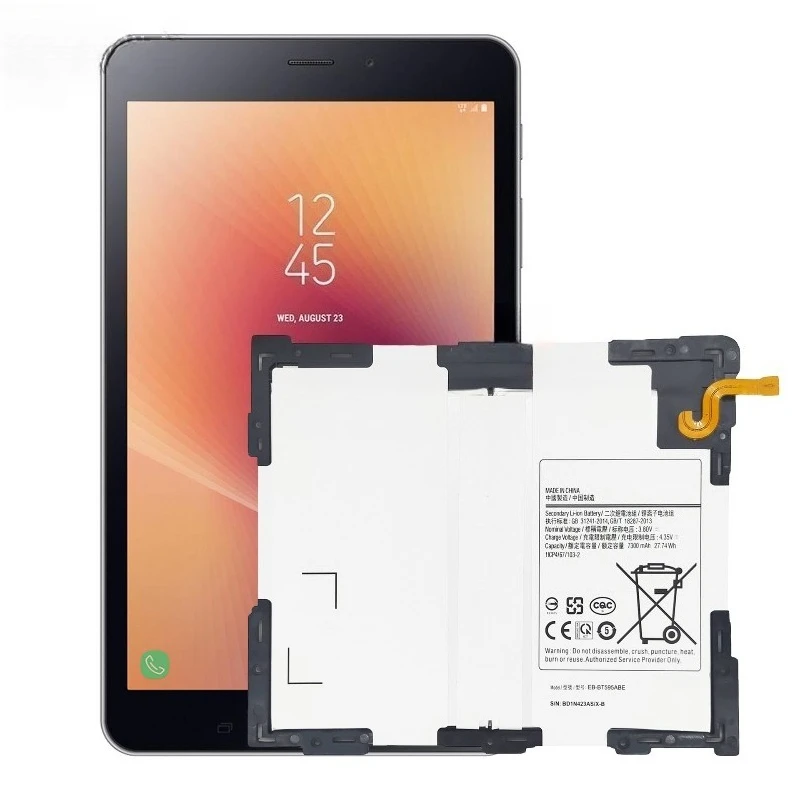 Brand New EB-BT595ABE Tablet Battery 3.8V 7300mAh For Samsung Galaxy Tab A2 10.5 SM-T590 SM-T595 Replaceable Lithium Battery