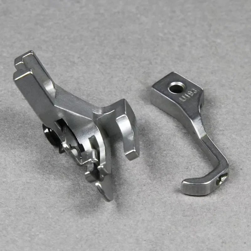 U192 U193 الصناعية DY-350 0303 DU-141 خياطة علوية لأجزاء ماكينة الخياطة المشي القدم اليمنى/الأيسر دليل قطعة قدم الضغط في ماكينة الخياطة