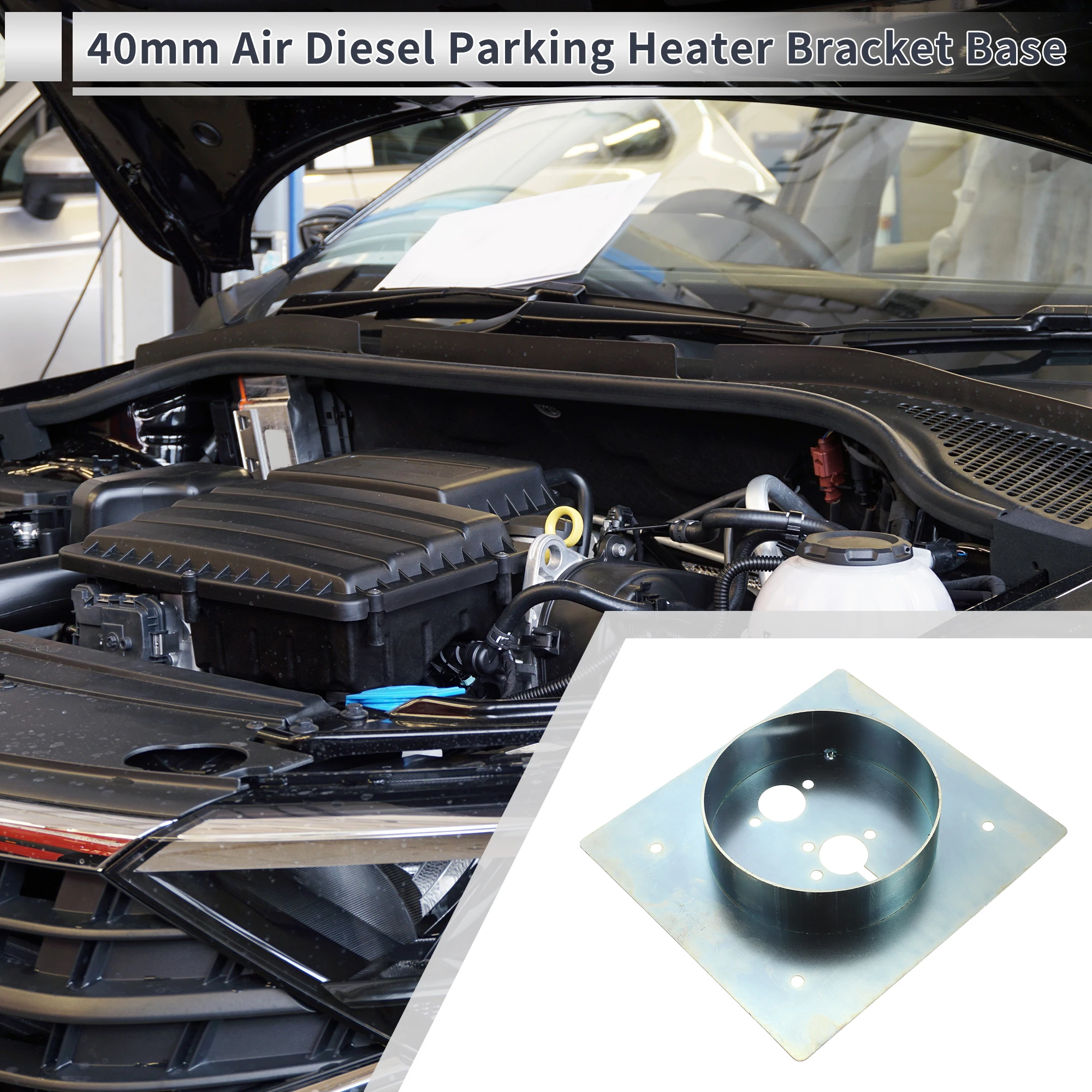 

UXCELL 40 мм основание кронштейна стояночного обогревателя с воздушным дизелем для автомобиля, грузовика, фургона, автобуса, лодки